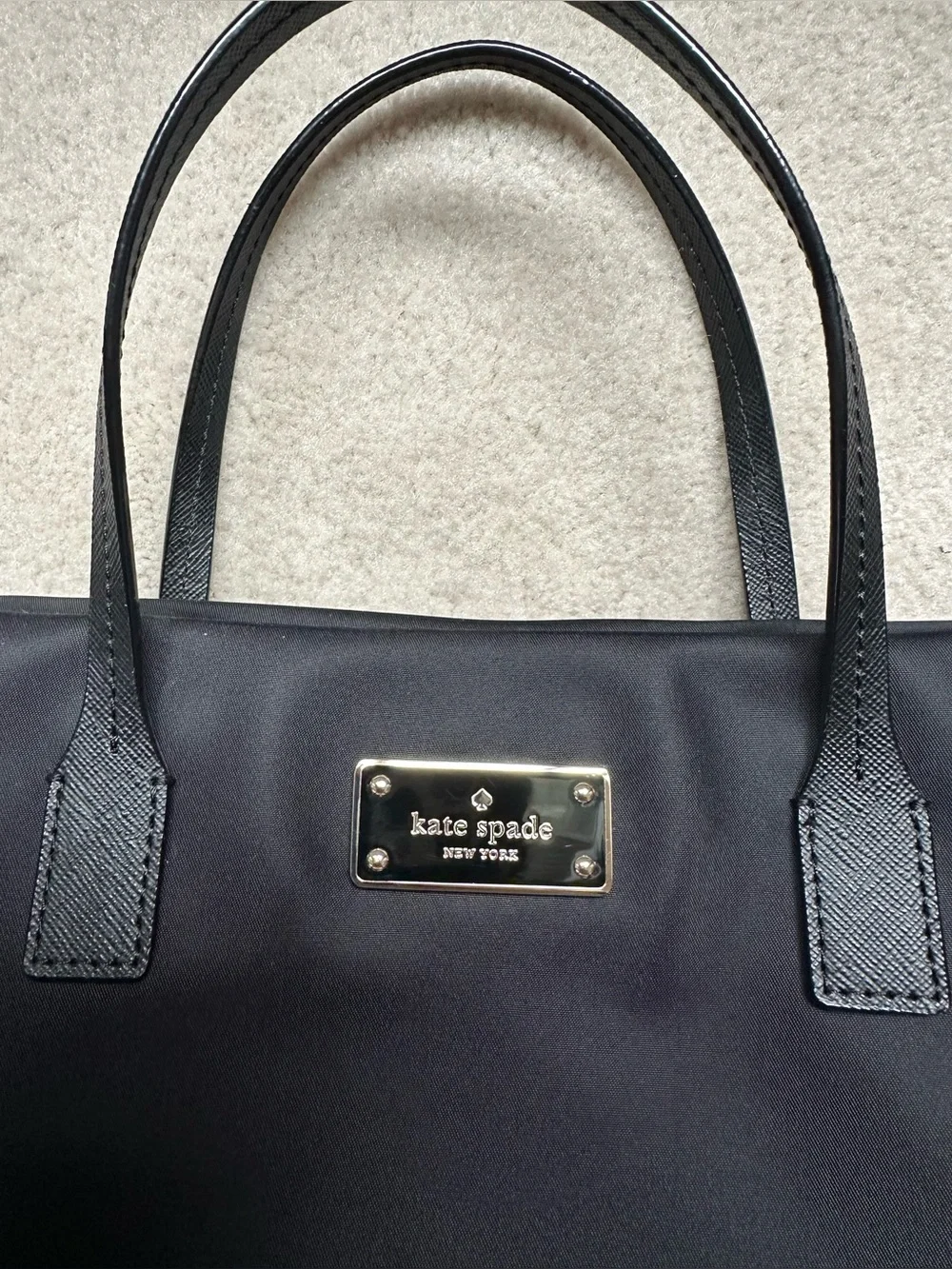 Kate Spade mini black tote bag